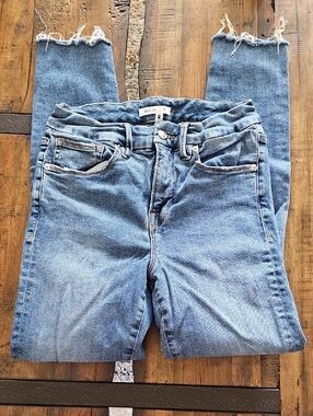 Good American Light Blue High-Rise Skinny Jeans
